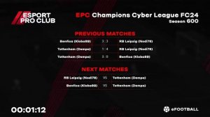 08.11.2023.  -  EPC Champions Cyber League, Season: 600.