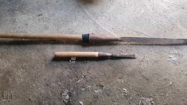 Пешня или стамеска(долото) всё-таки? Кувалда и зубило с полей. #коп #стамеска #пешня смотреть онлайн