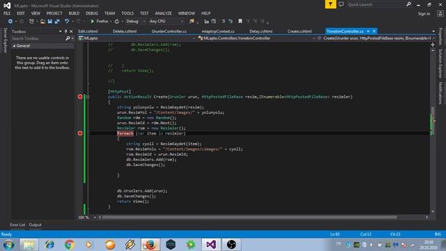 C# Asp net Mvc ile E Ticaret Sitesi Ders 9 смотреть онлайн