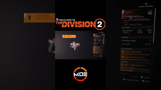 THE *NEW EXOTIC* SMG | OUROBOROS | INSANE 1875 RPM DPS | The Division 2  #thedivision2 #division2