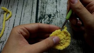 Ровное закрытие кругового ряда крючком