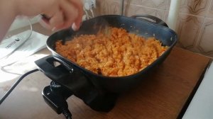 "Тушила капусту с мясом! Обзор электросковороды Kitfort KT-2019"