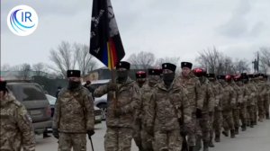 Départ de Novotcherkassk vers la zone de l'OMS du régiment cosaque du Don du général Baklanov