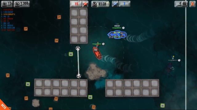 Battleboats.io - Team Deathmatch & Collect Mines Gamemode - Dominating Servers смотреть онлайн