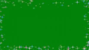 Футажи на зелёном фоне! Футаж Рамка Блеск!