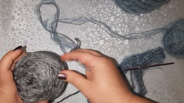 вязаное платье крючком и спицами ч.1 Вяжем с Nilena Sans dress crochet