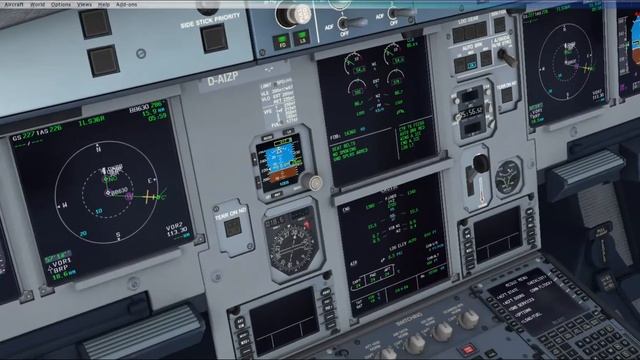 как посадить самолет, airbus a-320 aerosoft fsx, обьяснение простым языком! смотреть онлайн