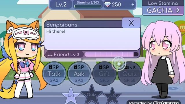 Геймплей по Gacha Life. НОВАЯ ИГРА ОТ Lunime! 1 часть.