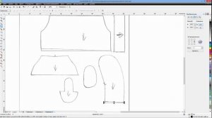как нарисовать выкройку в программе corel draw