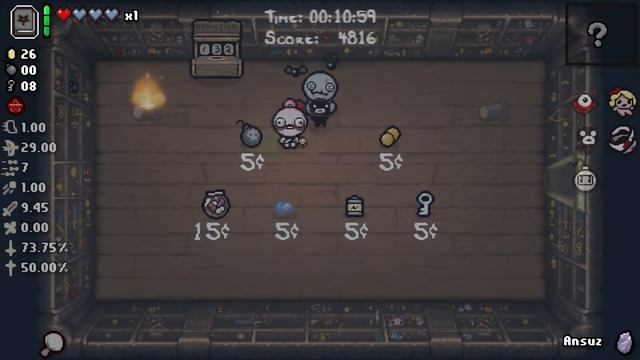 Let's play: The Binding of Isaac: Afterbirth+ with IDguest #128 [Judas] смотреть онлайн