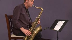 Jazz Saxophone with Eric Marienthal: Advanced Blues Solo (tenor)