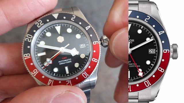 Is the Chinese made San Martin GMT a worthy opponent to the Tudor Black Bay GMT Swiss right hook?!. смотреть онлайн