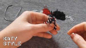 DIY. Новогодняя звезда/игрушка  на елку из бисера. Бисероплетение. Мастер класс.