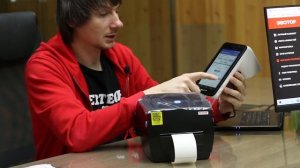 Подключение термотрансферного принтера Mertech TLP100 TERRA NOVA к терминалу Эвотор
