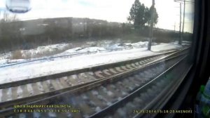 Россия из окна поезда Вологда Москва часть 2/2 от Ярославля