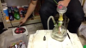 Как сделать кальян из стеклянной бутылки