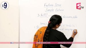 LEARN ENGLISH ONLINE #09 | FUTURE TENSE | Spoken English | FORMS OF TENSES | SumanTV Education