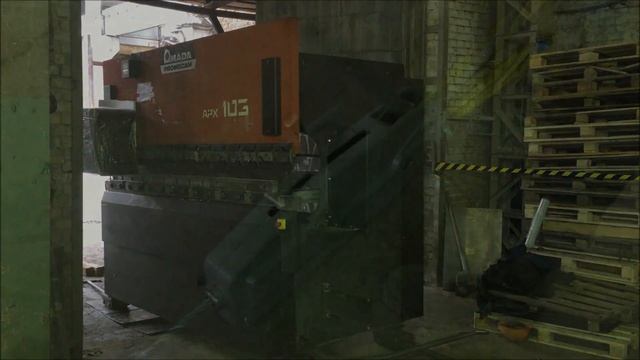 Монтаж листогибочного пресса.
