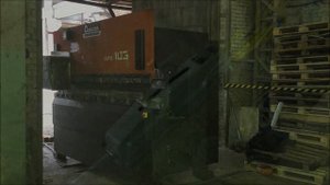 Монтаж листогибочного пресса.