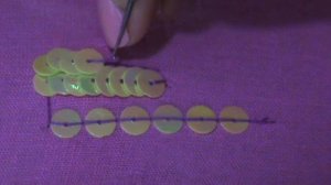 Как пришить пайетки крючком || How to Sew On Sequins