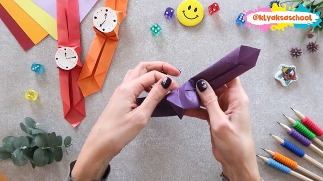 Поделка часы своими руками // часы оригами смотреть онлайн