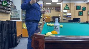 Нереальные удары Михаила Мосина! Артистический бильярд! - Luza.ru