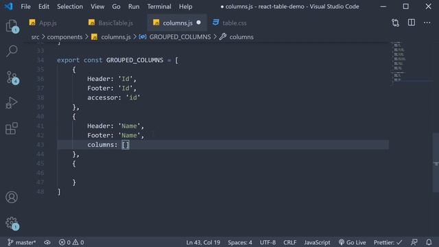 React Table Tutorial - 5 - Header Groups смотреть онлайн