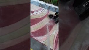 Стирка ковра триммером