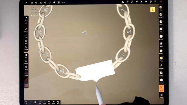 Tutorial: Chain Bracelet in Nomad Sculpt