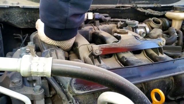 замена свечей зажигания Nissan Qashqai j11 2.0 (Ниссан Кашкай)