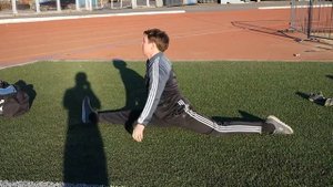 Растяжка в тхэквондо .