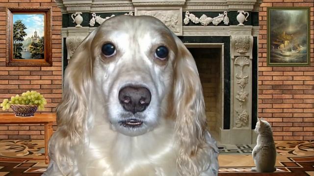 Кот поёт, глаза прищуря смотреть онлайн