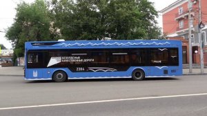 Современные троллейбусы ПКТС-6281 «Адмирал» в Саратове + троллейбусы с УАХ