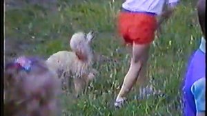 Германия Цербст 1992 отдых возле дома Zerbst Военный городок