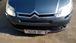 Работа омывателя фар Citroen C4