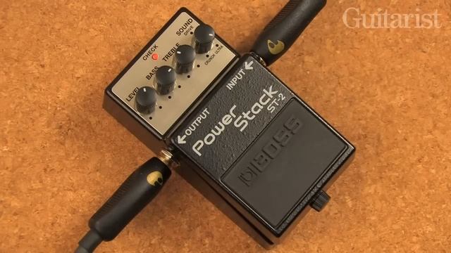 BOSS Power Stack ST-2 video review demo Guitarist Magazine HD смотреть онлайн