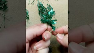 Ёлочка из стекляруса. Собираем