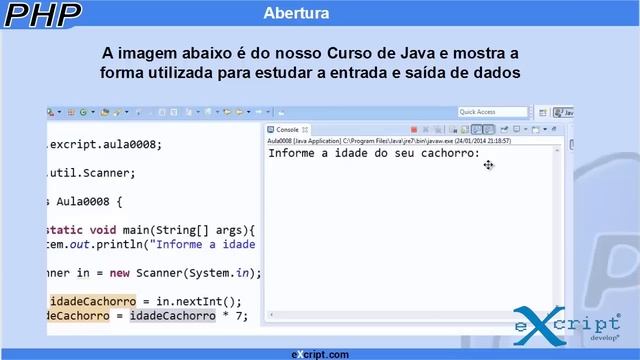 Curso de PHP - Aula 1 - Primeira aula de PHP - eXcript смотреть онлайн