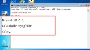 Введение работы с командной строкой CMD в WINDOWS. УРОК №1