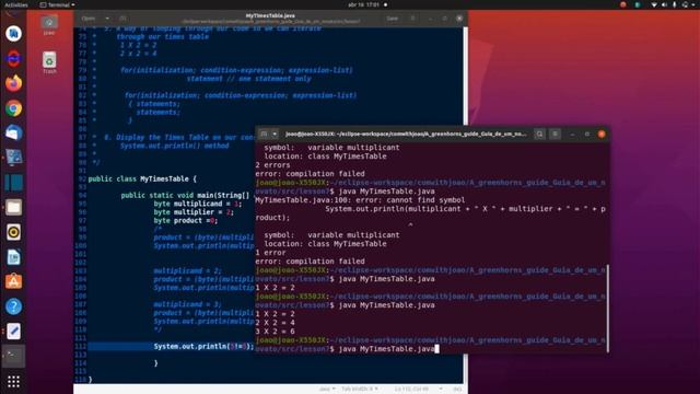 Lesson 8 Data types The Times Table Project смотреть онлайн