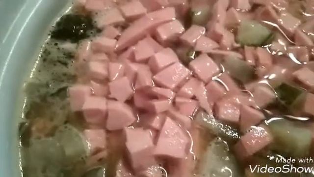 как приготовить Солянка с колбасой и мясом птицы