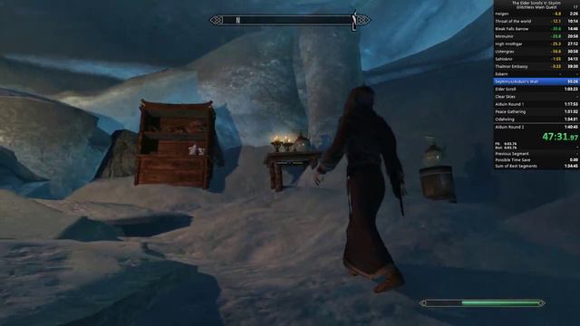 Skyrim Glitchless Main Quest Any% New PB! 1:36:13.38 смотреть онлайн