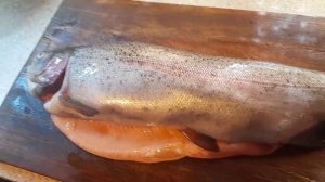 Очень вкусный пирог с форелью. Сочно и сытно