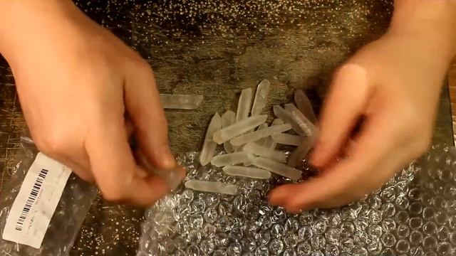 Посылка из Китая. Покупка кристаллов горного хрусталя. Продавец расстроил. смотреть онлайн