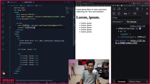 2. Getting Elements by Tag Name: DOM Manipulation in JavaScript