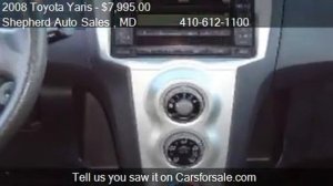 2008 Toyota Yaris 3 Door Hatchback - for sale in Joppa, MD 2