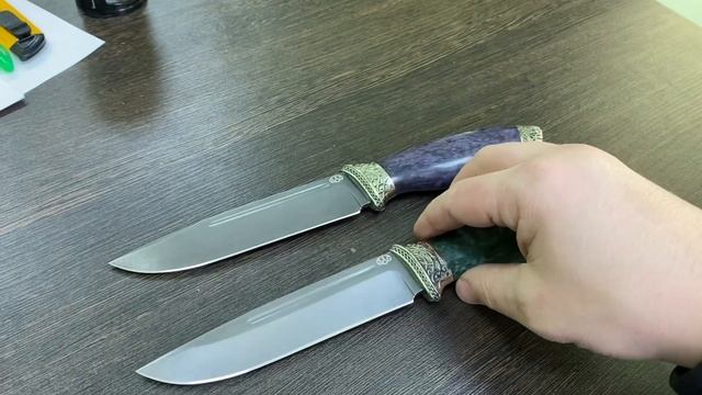 Нож Русский из булатной стали Обзор - Кузница Династия