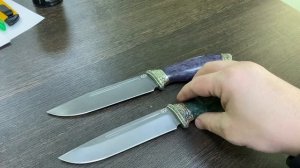 Нож Русский из булатной стали Обзор - Кузница Династия