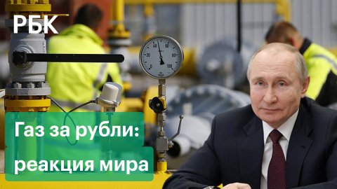 Мировая реакция на решение Путина принимать оплату за газ в рублях