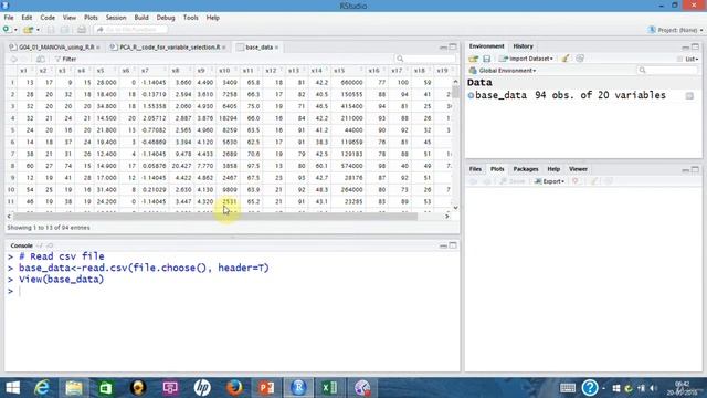 015 Demo for variable selection using PCA Part 01 #Variables#PCA#Demo смотреть онлайн